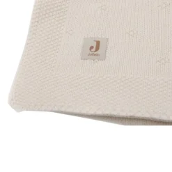 Jollein Ledikantdeken Cosy Knit Ivory 100 x 150 cm><noscript><img width=