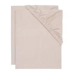 Jollein Ledikanthoeslaken Jersey Olive Green 60 x 120 cm 2-Pack><noscript><img width=