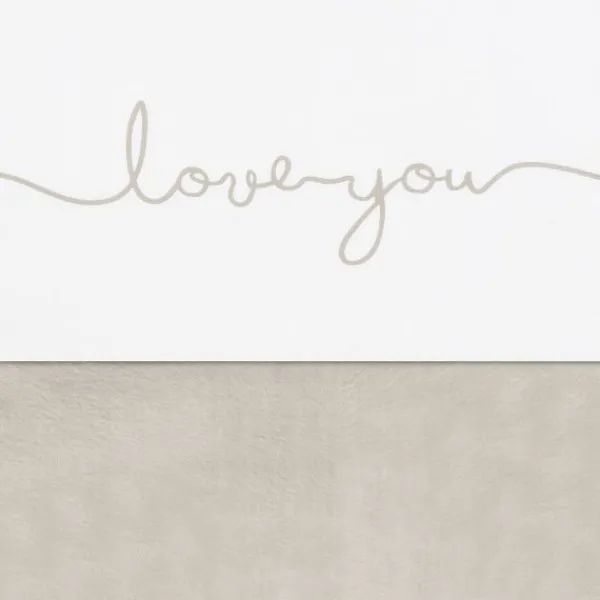 Jollein ledikantlaken Love You Nougat 120 x 150 cm> Ledikantlakens
