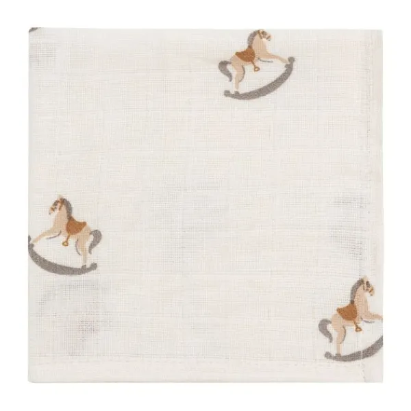 Jollein Nostalgic Ride Monddoekje - 3 Pack - 31 x 31 cm - Hydrofiel> Monddoekjes / Spuugdoekjes