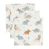 Jollein Roarsome Monddoekje - 3 Pack - 31 x 31 cm - Hydrofiel> Monddoekjes / Spuugdoekjes