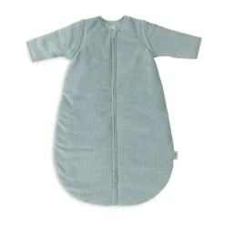 Jollein Slaapzak Winter Met Afritsbare Mouw Rond - 110 cm - Rib - Sea Green> 4-Seizoenen Slaapzakken|Winter Slaapzakken