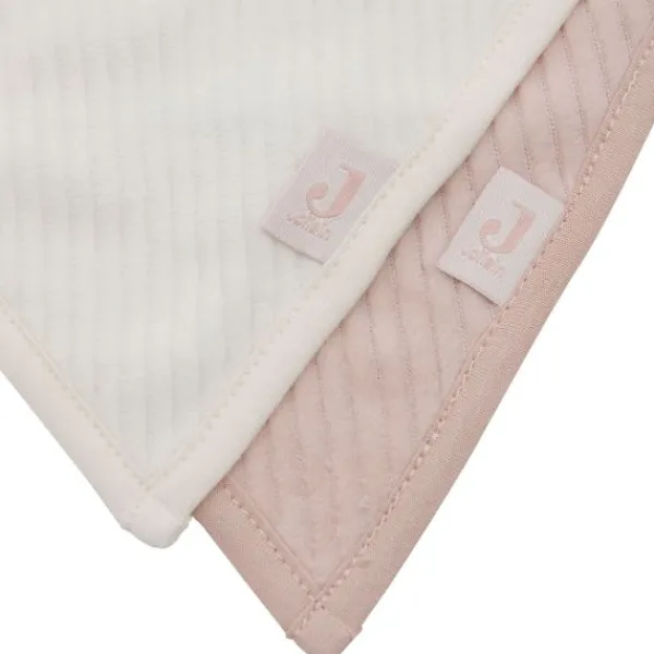 Jollein Slab Bandana - 2 Pack - Velvet Rib - Sea Green / Ivory> Slabben