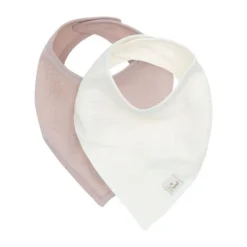Jollein Slab Bandana Hydrofiel - Wild Rose / Oatmeal - 2 Stuks> Slabben