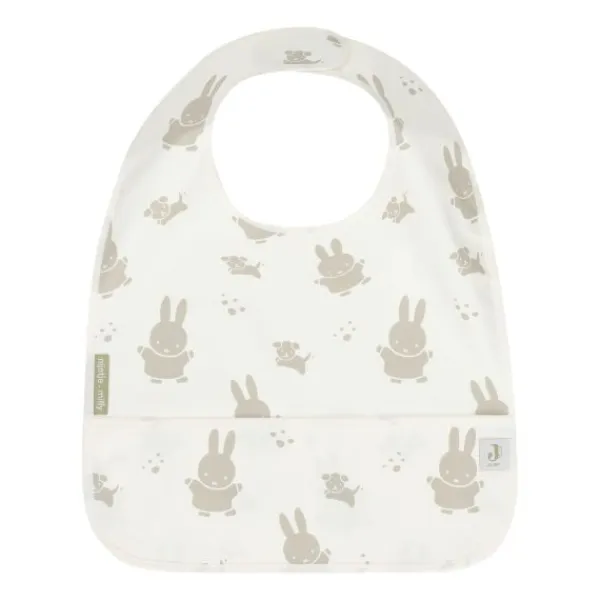 Jollein Slab Waterproof Miffy & Snuffy Olive Green 2-Pack> Slabben