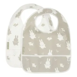 Jollein Slab Waterproof Met Mouw Miffy & Snuffy Olive Green><noscript><img width=