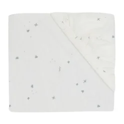 Jollein Twinkling Hoeslaken - 60 x 120 cm - Jersey - Sea Green> Hoeslakens