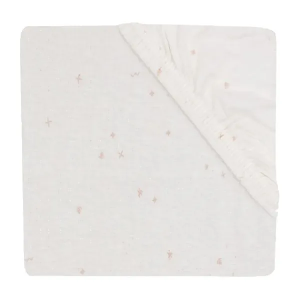 Jollein Twinkling Hoeslaken - 60 x 120 cm - Jersey - Sea Green> Hoeslakens
