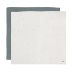 Jollein Twinkling Large Multidoek Hydrofiel - 2 Pack - 115 x 115 cm - Sea Green> Multidoek