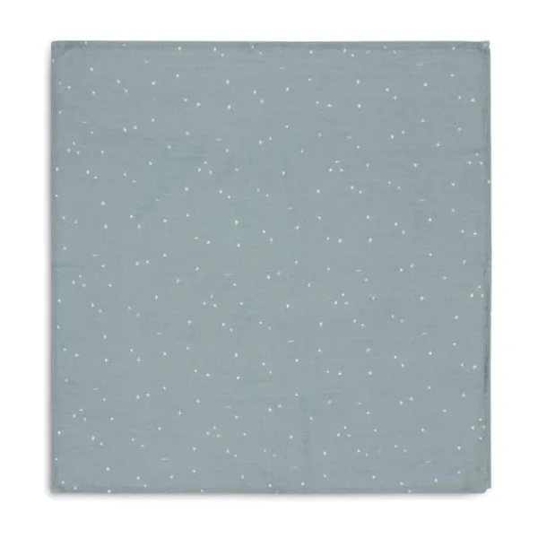Jollein Twinkling Small Multidoek - 3 Pack - 70 x 70 cm - Hydrofiel - Sea Green> Multidoek