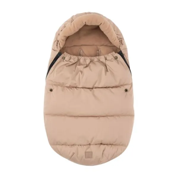 Jollein Voetenzak 3/5 Punts - Groep 0+ - Puffed - Biscuit> Accessoires Autostoel