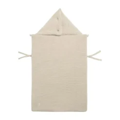 Jollein Voetenzak Autostoel Groep 0+ 3/5 Punts Basic Knit Nougat> Accessoires Autostoel