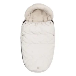 Jollein Voetenzak Buggy/Kinderwagen Embossed – Milky Coffee> Accessoires Kinderwagens|Accessoires Tweeling/Duo