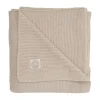 Jollein Wiegdeken Basic Knit Nougat 75 x 100 cm> Wiegdekens