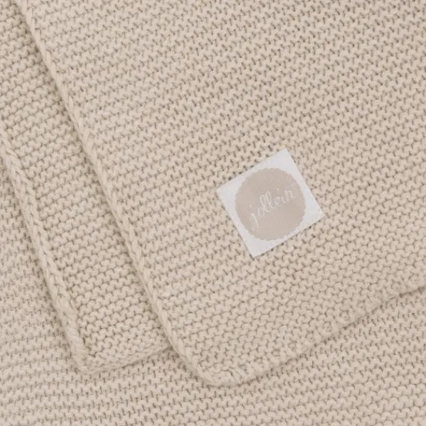 Jollein Wiegdeken Basic Knit Nougat 75 x 100 cm> Wiegdekens