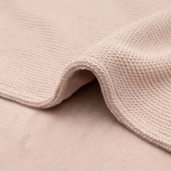 Jollein Wiegdeken Basic Knit Olive Green/Fleece 75 x 100 cm><noscript><img width=