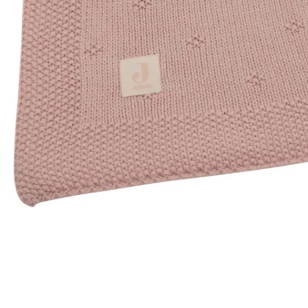 Jollein Wiegdeken Cosy Knit Sea Green 75 x 100 cm> Wiegdekens
