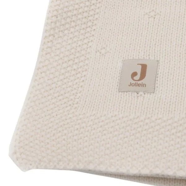 Jollein Wiegdeken Cosy Knit Sea Green 75 x 100 cm> Wiegdekens
