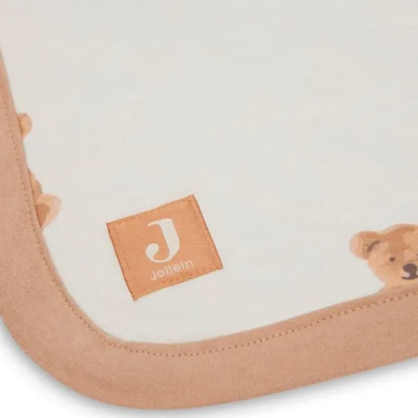 Jollein Wiegdeken Jersey Teddy Bear 75 x 100 cm> Wiegdekens