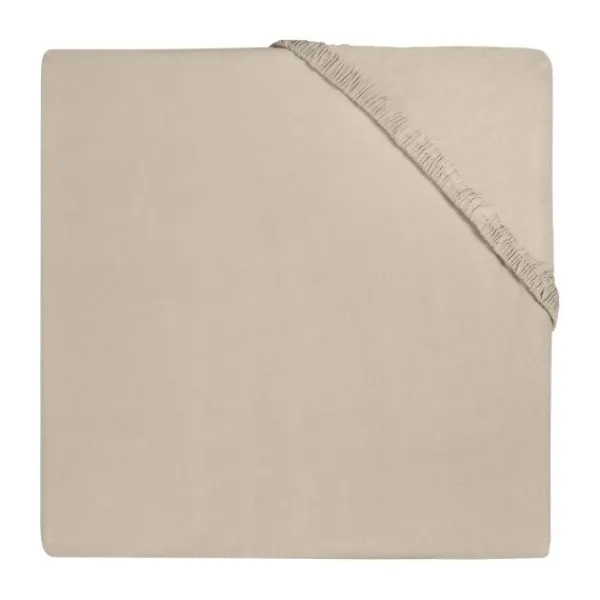 Jollein Wieghoeslaken Jersey 40 x 80/90 cm Nougat> Accessoires Wiegen|Hoeslakens