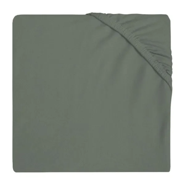 Jollein Wieghoeslaken Jersey 40 x 80/90 cm Storm Grey> Accessoires Wiegen|Hoeslakens