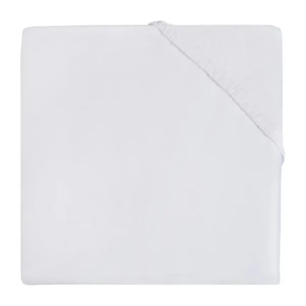 Jollein Wieghoeslaken Jersey 40 x 80/90 cm Wit> Accessoires Wiegen|Hoeslakens