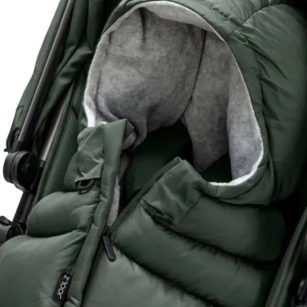 Joolz Footmuff Puffer Forest Green> Accessoires Kinderwagens|Accessoires Tweeling/Duo