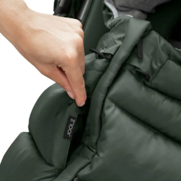Joolz Footmuff Puffer Forest Green> Accessoires Kinderwagens|Accessoires Tweeling/Duo
