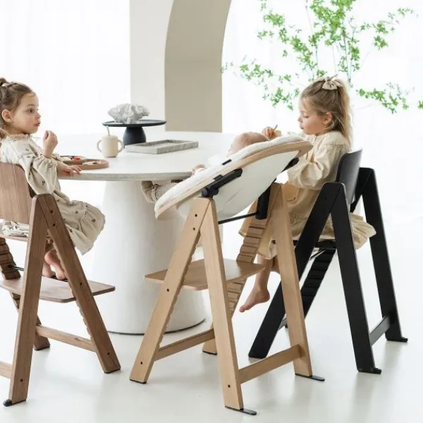 Kidsmill Up! Kinderstoel Incl. Houten Babyset - Oatmeal> Houten Kinderstoelen