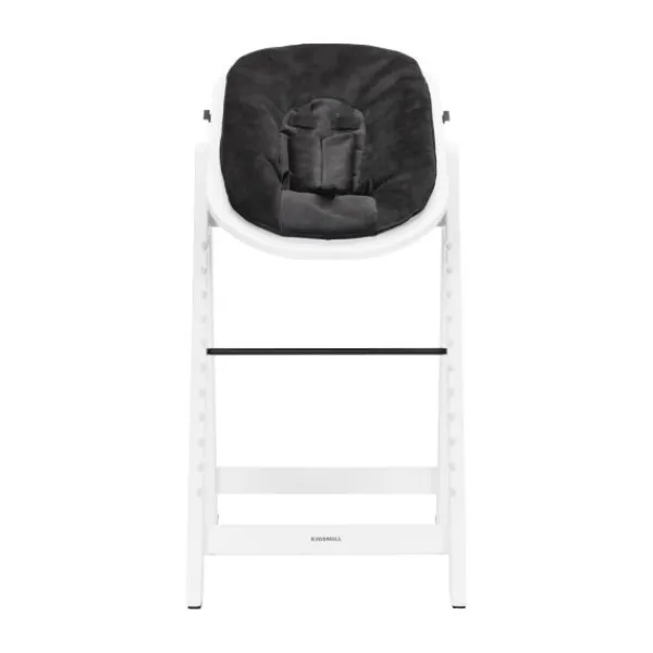 Kidsmill Up! Kinderstoel Incl. Kunststof Babyset Oatmeal - Beuken Zwart> Houten Kinderstoelen