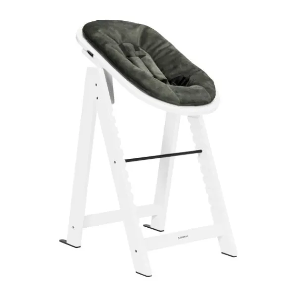 Kidsmill Up! Kinderstoel Incl. Kunststof Babyset Oatmeal - Beuken Zwart> Houten Kinderstoelen