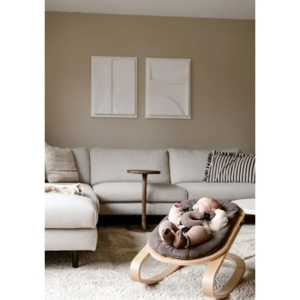 Kidsmill Up! Kinderstoel Incl. Kunststof Babyset Oatmeal - Beuken Zwart> Houten Kinderstoelen