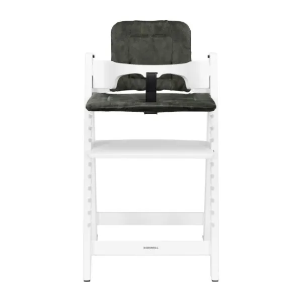 Kidsmill Up! Kinderstoel Incl. Kunststof Babyset Oatmeal - Beuken Zwart> Houten Kinderstoelen