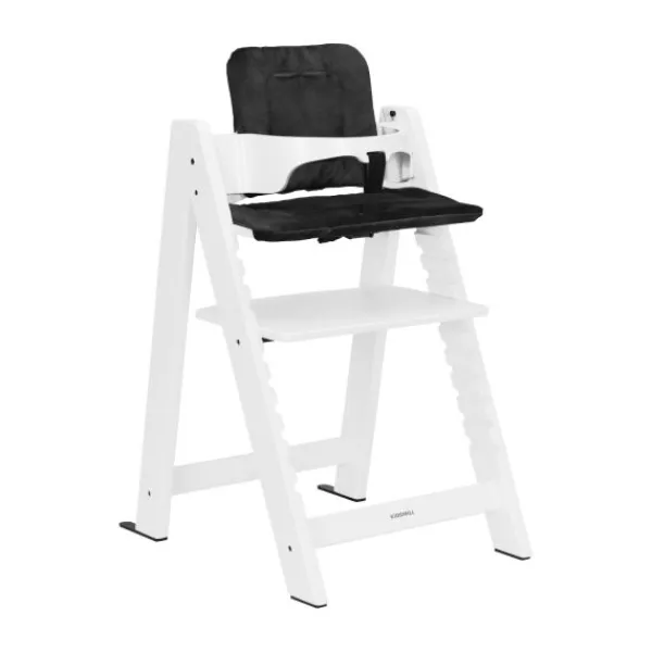 Kidsmill Up! Kinderstoel Incl. Kunststof Babyset Oatmeal - Beuken Zwart> Houten Kinderstoelen