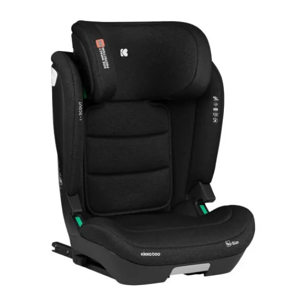 Kikkaboo Autostoel i-Scout Zwart> Autostoel Groep 2/3 (15-36Kg)