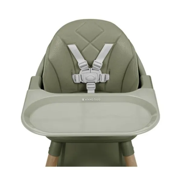Kikkaboo Kinderstoel 2 in 1 Woody Beige> Houten Kinderstoelen