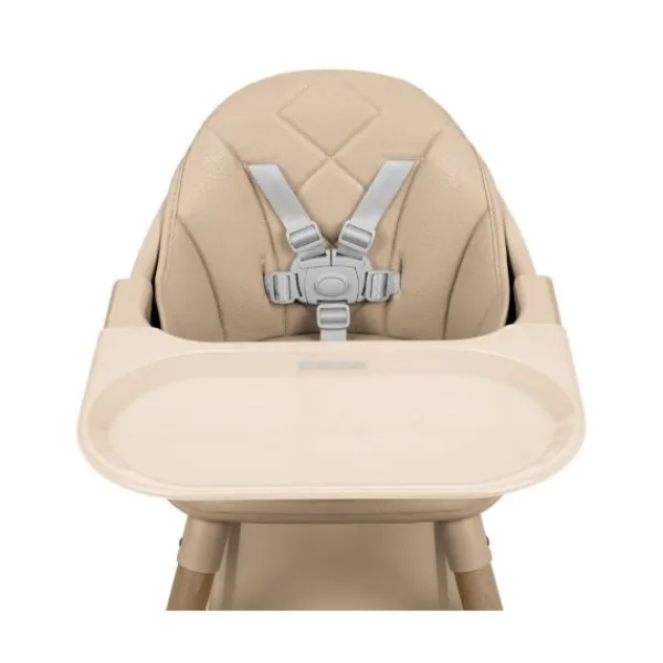 Kikkaboo Kinderstoel 2 in 1 Woody Beige> Houten Kinderstoelen