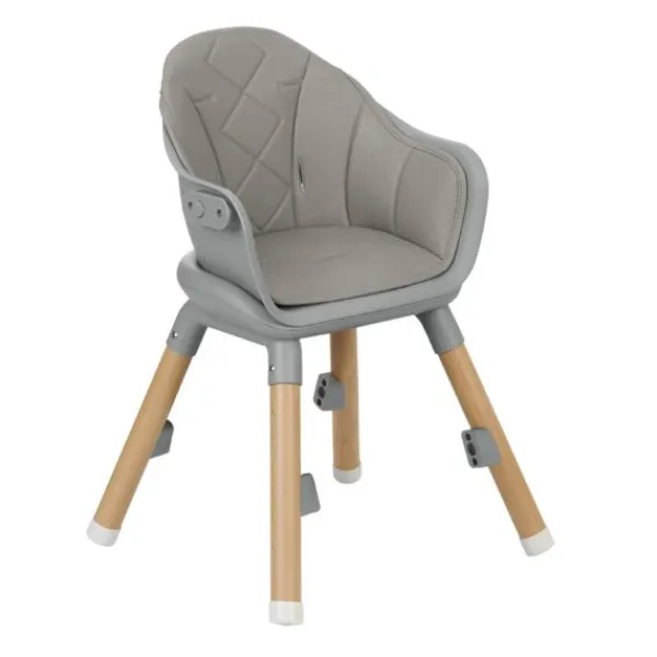 Kikkaboo Kinderstoel 2 in 1 Woody Beige> Houten Kinderstoelen