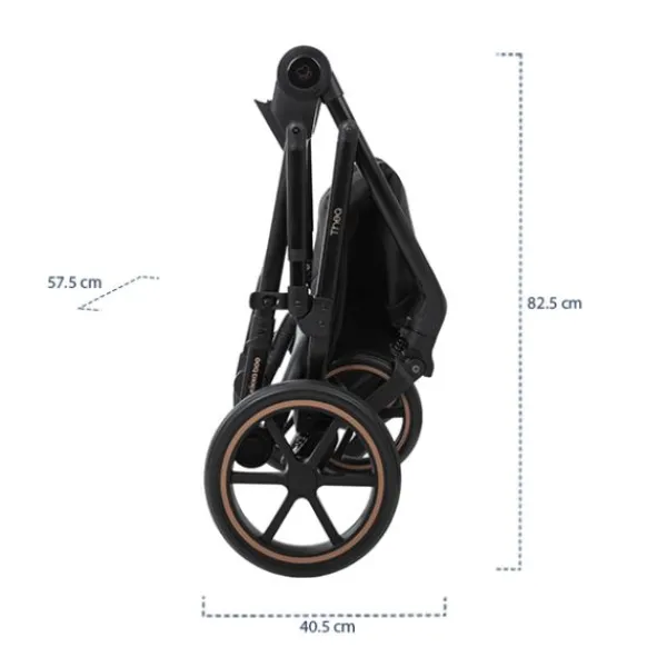 Kikkaboo Kinderwagen 2 in 1 Thea Grijs> Wandelwagens|Complete Kinderwagens