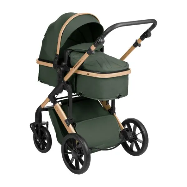 Kikkaboo Kinderwagen 3 in 1 Darling Leger Groen> Wandelwagens|Complete Kinderwagens