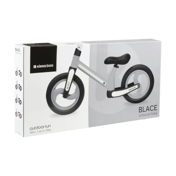 Kikkaboo Loopfiets Inklapbaar Blace Grijs> Loopfietsjes