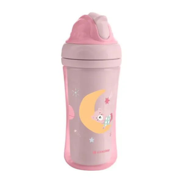 Kikkaboo Maan Beker Met Siliconen Rietje - 220ml - Mint> Bekers