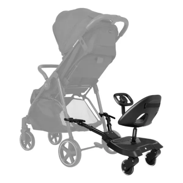 Kikkaboo Meerijdplankje voor buggy/kinderwagen Met Zitting Ally XL> Accessoires Buggy's|Accessoires Kinderwagens