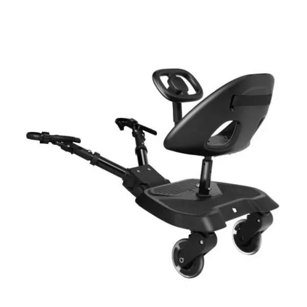 Kikkaboo Meerijdplankje voor buggy/kinderwagen Met Zitting Ally XL> Accessoires Buggy's|Accessoires Kinderwagens