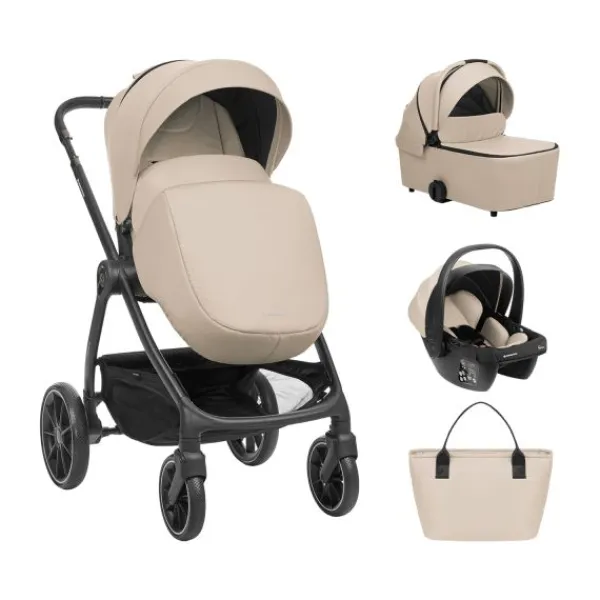 Kikkaboo Modena Kinderwagen 3-in-1 - Donkergrijs> Wandelwagens|Complete Kinderwagens