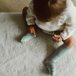 Kipkep Blijf-Sokjes - 12-18 Mnd - Pale Green><noscript><img width=