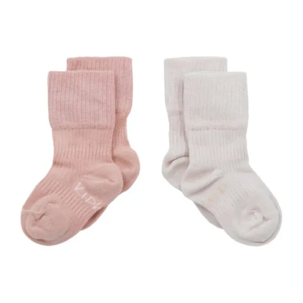 KipKep Blijf-Sokjes Dusty Clay 12-18mnd 2-Pack 12-18 maanden> Sokjes