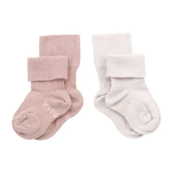 KipKep Blijf-Sokjes Dusty Clay 12-18mnd 2-Pack 12-18 maanden> Sokjes