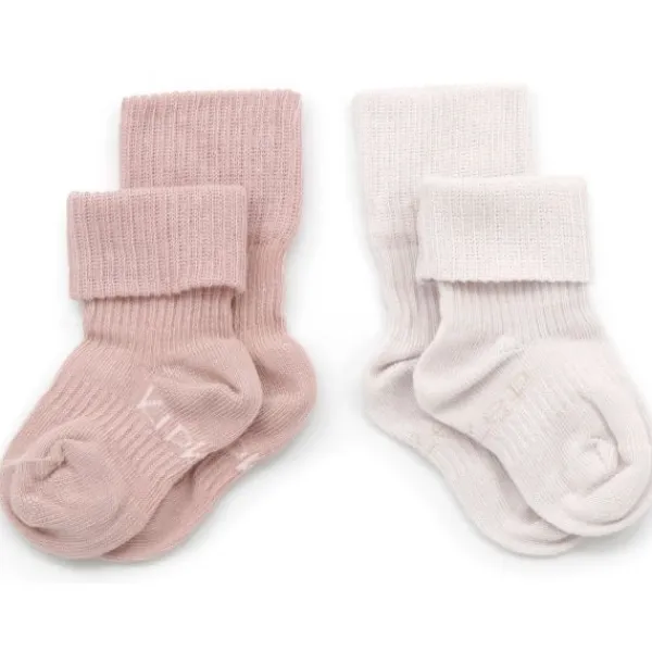 KipKep Blijf-Sokjes Dusty Clay 12-18mnd 2-Pack 12-18 maanden> Sokjes