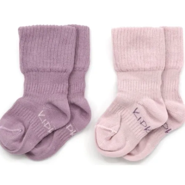 KipKep Blijf-Sokjes Dusty Clay 12-18mnd 2-Pack 12-18 maanden> Sokjes